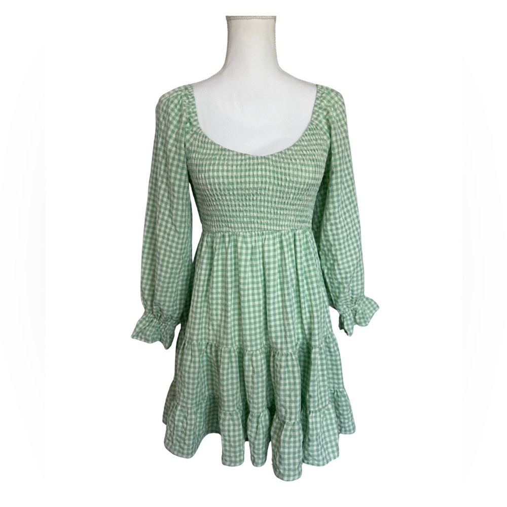 Blue B Collection Green Gingham | Medium